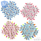 Elephants/Dotted Mink Baby Flannel Comforter (BC17) (Flannel Comforter) Mansuri